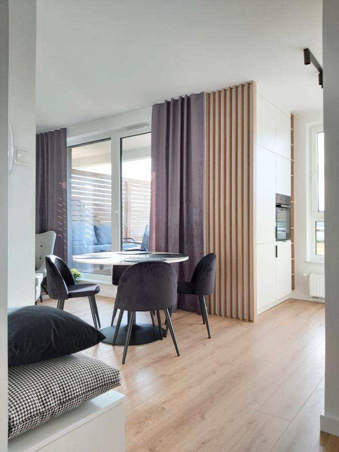 Apartament 150 Zaspa Vvita Z Prywatnym Ogrodem I Tarasem Gdansk Exterior photo