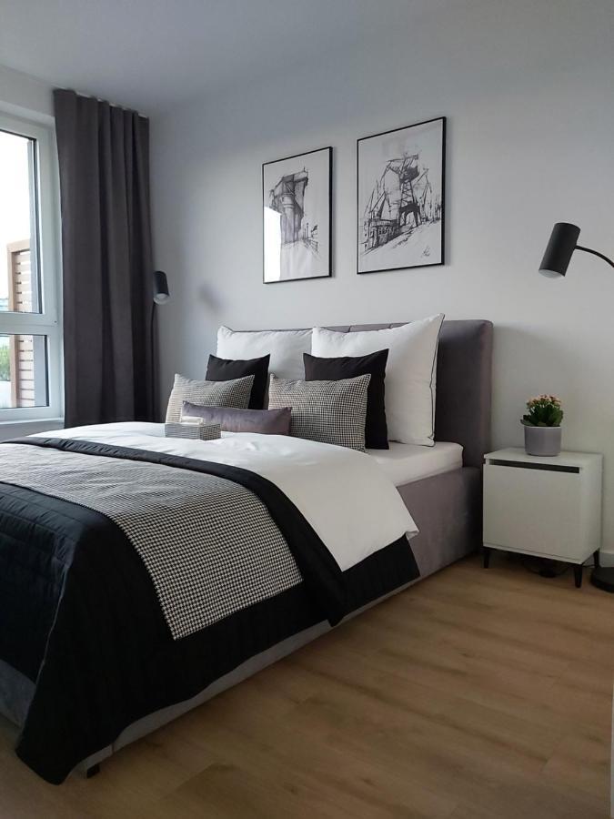 Apartament 150 Zaspa Vvita Z Prywatnym Ogrodem I Tarasem Gdansk Exterior photo