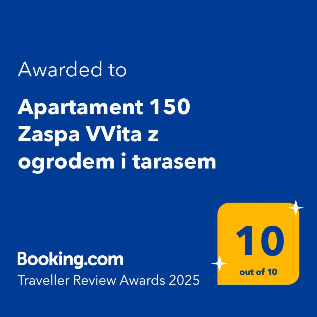 Apartament 150 Zaspa Vvita Z Prywatnym Ogrodem I Tarasem Gdansk Exterior photo